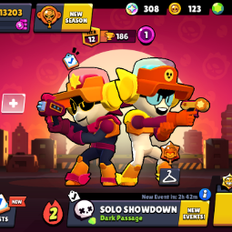LvL82 | 46 BRAWLER | 13203 TROPHY | 6 MAX BRAWL | A lot of Skins | B50 0